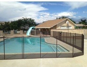 lot 3340 image: LAGUBCHR Pool Fence 4 x 12 Feet Removeable Outdoor Backyard Garden Child Safety Fence Easy DIY Installation with Hardware fit In-Ground Pool