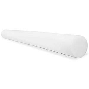 lot 3353 image: CanDo Slim White PE Foam Rollers for Exercise, Fitness, Muscle Restoration, Massage Therapy, Sport Recovery and Physical Therapy for Home, Clinics, Professional Therapy 3 x 36 Round