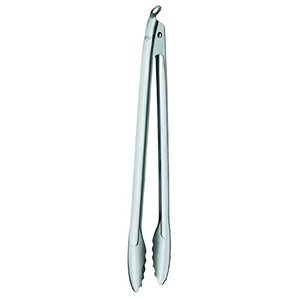 lot 3357 image: Rosle Stainless Steel Lock and Release Click Tongs, 17-inch