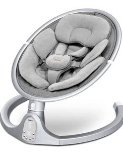 lot 3372 image: Baby Swing for Infants, BabyBond Bluetooth Infant Swing with Music Speaker, Preset Lullabies, 5 Point Harness Belt, 5 Speeds and Remote Control - Portable Baby Swing for Inside and Outdoor