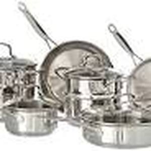 lot 3318 image: Home Chef 11 pcs Cookware Set