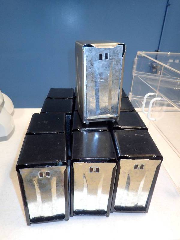 lot 1555 image: (13) Table Top Napkin Dispensers
