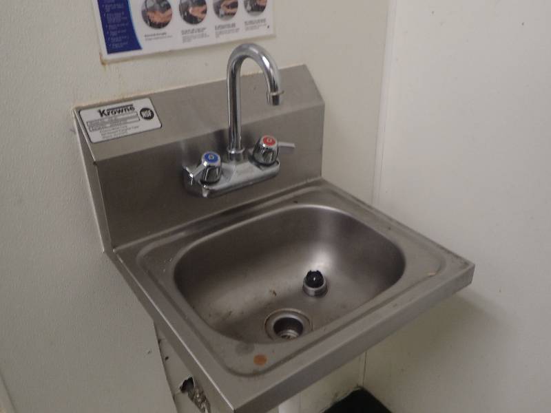 lot 1587 image: Krowne Stainless Hand Sink
