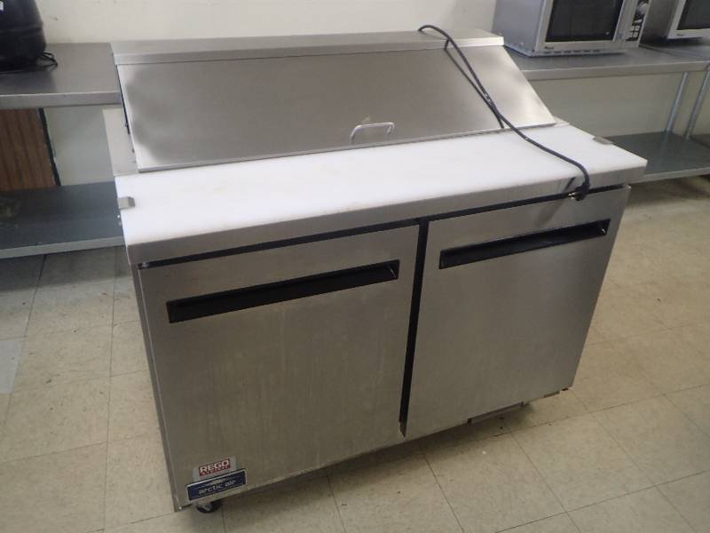 lot 1612 image: Artic Air 48 Commercial Sandwich Prep Table on Casters