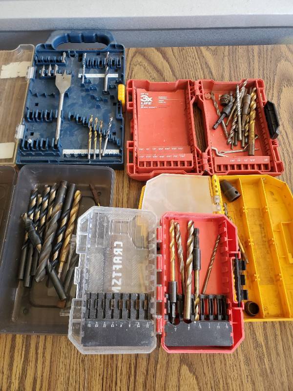 lot 1036 image: Large Lot of Incomplete Sets and Loose Drill Bits