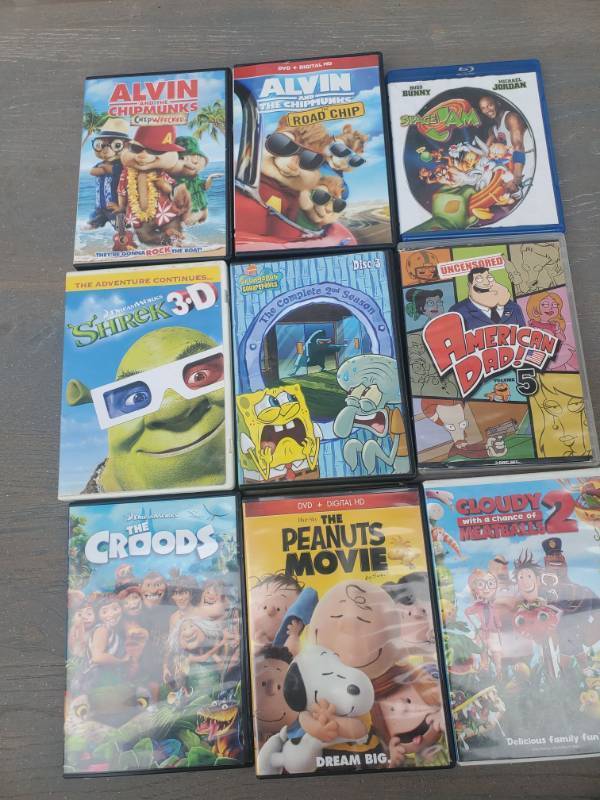 lot 1074 image: Lot of 9 DVDs