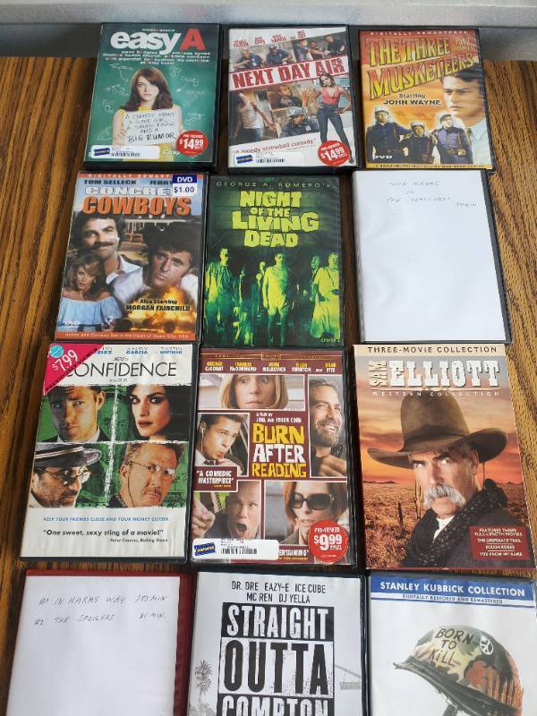 lot 1078 image: Lot od 12 Dvds