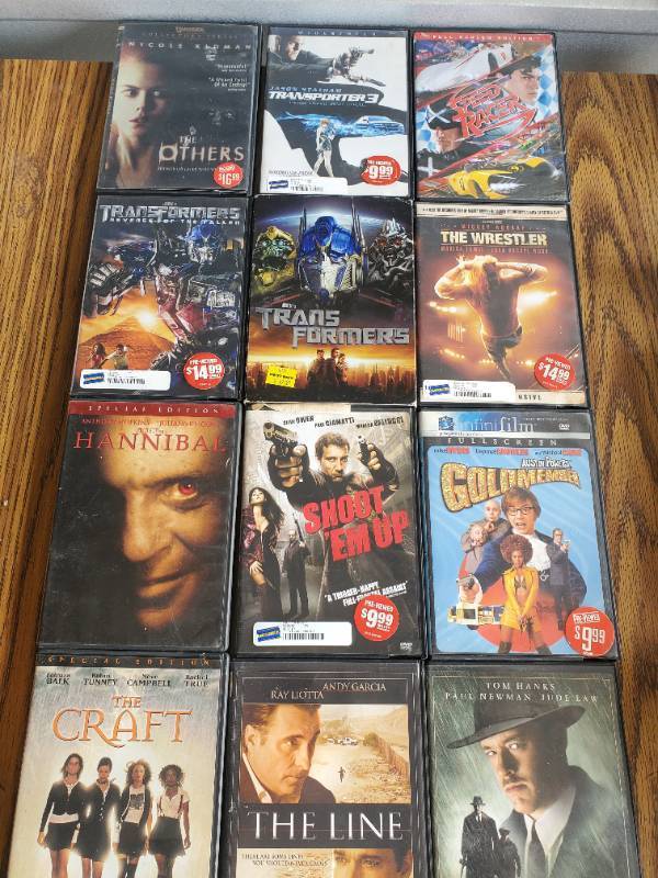 lot 1079 image: Lot od 12 DVDs