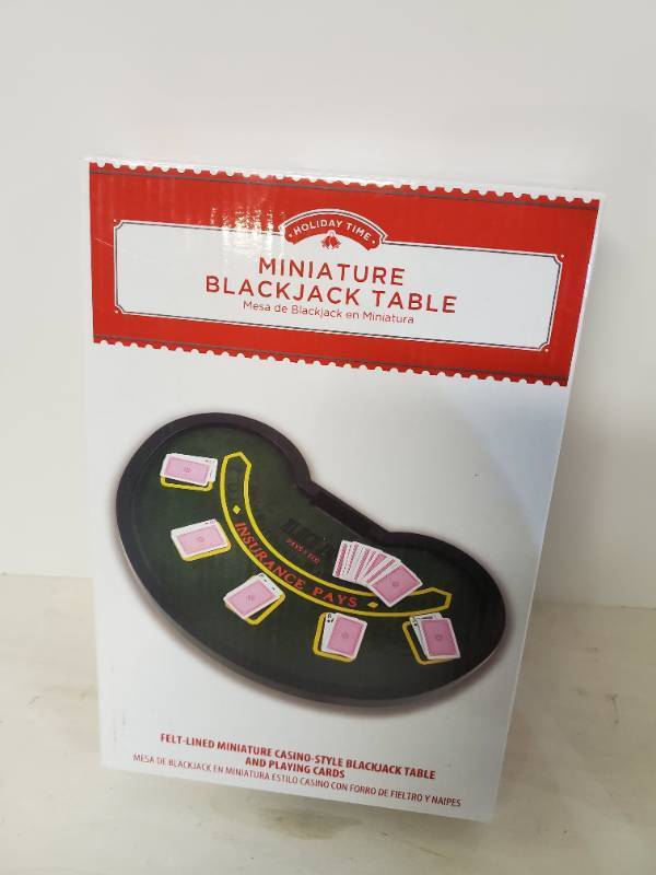 lot 1116 image: Factory Sealed Miniature Black Jack Table