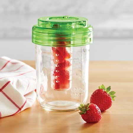 lot 1416 image: Lot of 27. Mainstays Wide Mouth Mason Jar Lid and Infuser