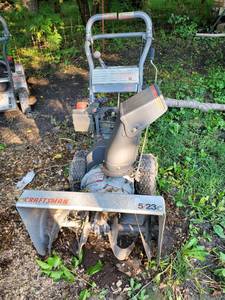 lot 1888 image: Craftsman 523 Snowblower