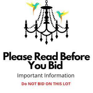 lot 0 image: Please Read Before You Bid