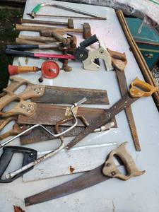 lot 1677 image: Large Lot of Vintage Tools