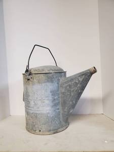 lot 1698 image: Galvanized Watering Can