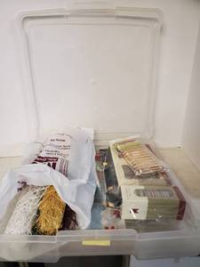 lot 1710 image: Craft Kit and Storage Tote