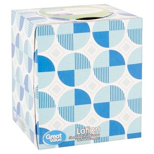 lot 29820 image: Great Value Lotion Soothing Facial Tissues (75ct)