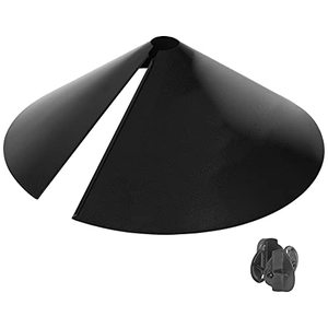 lot 29828 image: More Birds Squirrel-X Wrap Around Metal Squirrel Baffle Protects Bird Feeders From Squirrels  (18-Inch)