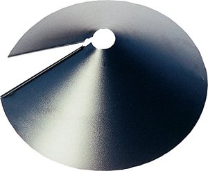 lot 29830 image: Woodlink NABAF18 Audubon Wrap Around Squirrel Baffle, Black  (18-Inch)