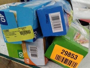 lot 29853 image: Miscellaneous Freezer Bags (5 Boxes) (See photos)  (SOLD AS IS)