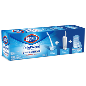 lot 29860 image: Clorox ToiletWand Disposable Toilet Cleaning System (Comes with Refill Heads)