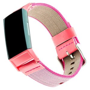 lot 29868 image: Woven Nylon Band for Fitbit� Charge 3, Pink