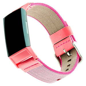 lot 29880 image: Woven Nylon Band for Fitbit� Charge 3, Pink