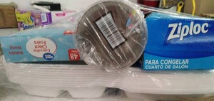 lot 29889 image: Disposable Kitchen Items Bundle (4pcs)  (See photos)  (SOLD AS IS)