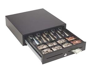 lot 29896 image: MMF Industries VAL-u LINE Electronic Cash Drawer with USB, Android Compatible, 5 Bill8 Coin Till, Mid-Size  (16 x 16)