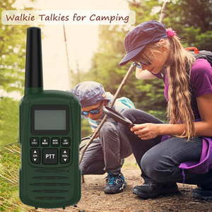 lot 29903 image: Ozark Trail Two way Walkie Talkie IPX4 22 Channel, Green  (2 Pack)