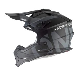 lot 30283 image: ONeal 0200-S13 2Series Adult Helmet, Slick, Black and Gray, MD