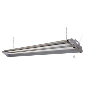 lot 30305 image: Hyper Tough 4 ft Steel, 5000 Lumen LED Shop Light, Grey