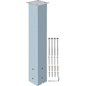 lot 30317 image: VEVOR Mailbox Post, 27 High Mailbox Stand, Granite Powder-Coated Mail Box Post Kit, Q235 Steel Post