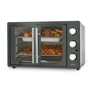 lot 30348 image: Oster Extra-Large French Door Air Fry Countertop Toaster Oven