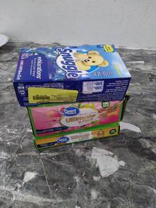 lot 30373 image: Dryer Sheet Bundle (3pcs)  (See photos)  (SOLD AS IS)