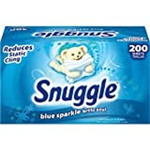 lot 30382 image: Snuggle Dryer Sheets, Blue Sparkle  (200ct)  (3 Boxes)