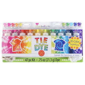lot 30390 image: Create Basics 10 Color Tie Dye Kit, Rainbow Colors