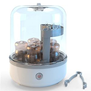 lot 31142 image: SAIKOYA Baby Bottle Cleaned and Milk Bottle Steam Sterilizer, White
