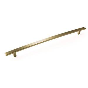 lot 31165 image: Amerock Cyprus 18 in (457 mm) Center-to-Center Golden Champagne Appliance Pull