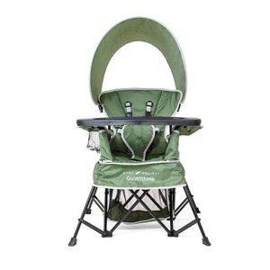 lot 31238 image: Amazon Baby Delight Go with Me Venture Deluxe Portable Chair Moss Bud, Green