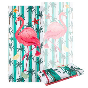 lot 31239 image: Better Homes and Garden Flamingo Beach Towel  (Stock photo similar)