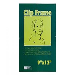 lot 31763 image: Ambiance Gallery Modern Low Profile Invisible Minimalist Clip Picture Photo Gallery Frame, Includes Glass and Backing, Single   (8x10 Inch)  (6 Pack)