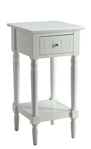 lot 31769 image: Convenience Concepts French Country Khloe Accent Table, White