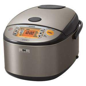lot 54443 image: Zojirushi 10-Cup Rice Cooker, Stainless Dark Gray