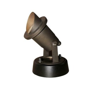 lot 54454 image: Bronze Outdoor Integrated LED Landscape Well Light  (Retails $49.95)