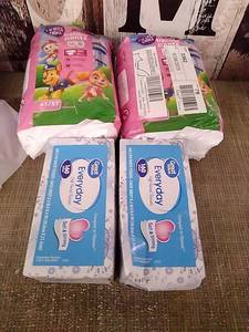 lot 54488 image: Tissues and Pull-Ups Lot  (4pcs)  (See photos)  (SOLD AS IS)