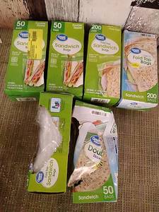 lot 54494 image: Storage Bags Lot (6pcs)  (See photos)  (SOLD AS IS)