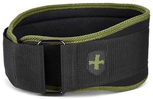 lot 54502 image: Harbinger 5-Inch Weightlifting Belt with Flexible Ultra-light Foam Core, Green, Medium (29 - 33 Inches)