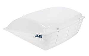lot 54512 image: Camco 40421 Aero-Flo Roof Vent Cover, White