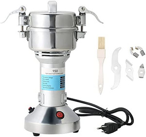 lot 45900 image: FLKQC High Speed 150g Electric Grain Mill Grinder Powder Machine Spice Herb Grinder 850W 70-300 Mesh 28000RPM Stainless Steel Commercial Grade for Kitchen Herb Spice Pepper Coffee (150g