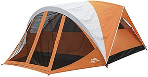 lot 46812 image: AsterOutdoor Camping Dome Tent 6 Person with Screen Room & Removable Rain Fly, Large Screen Room Porch, Waterproof, Easy Setup for Family Camping, Backpacking, Hiking, Adventure